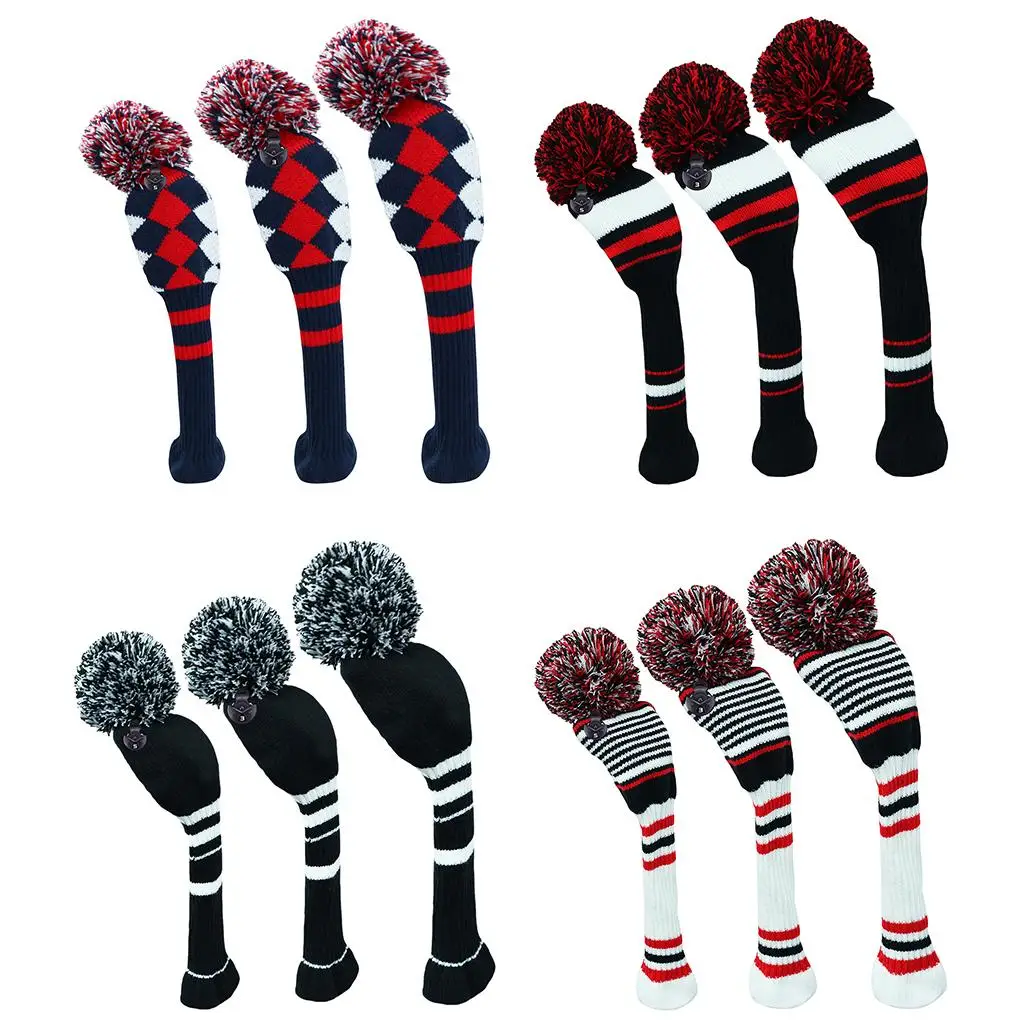 3Pcs Golf Wood Headcover No. 1 3 5 Durable Anti-Slip Head Covers Golfer Gift
3Pcs Golf Wood Headcover No. 1 3 5 Durable Anti-Slip Head Covers Golfer Gift