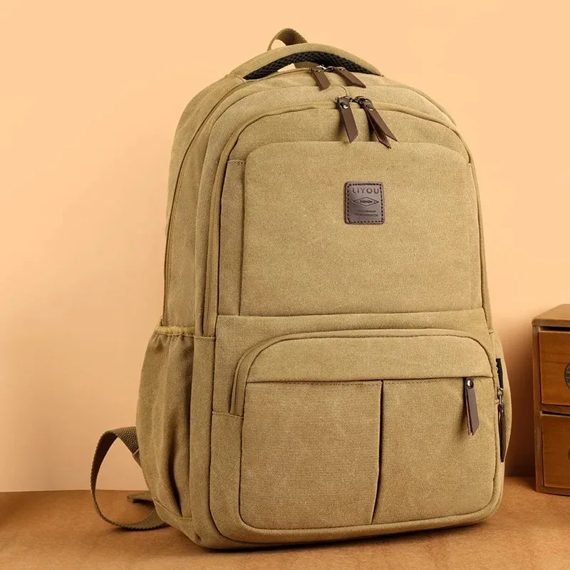 Men's Retro Canvas Backpack,Vintage Laptop Bag, Large Capacity Multi-Layer Travel Daypack for Hiking Outdoor
Men's Retro Canvas Backpack,Vintage Laptop Bag, Large Capacity Multi-Layer Travel Daypack for Hiking Outdoor