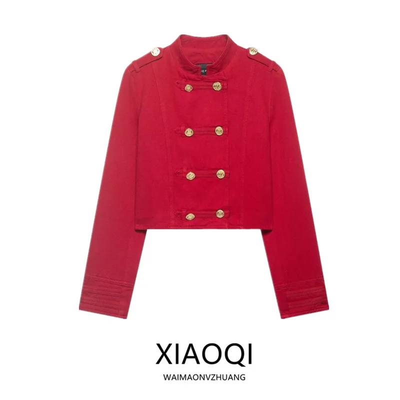 Slim Fit Long Sleeve round Neck Jacket New Summer 2026 Women's Fashion Outerwear European Style Short Coat with Buttons
Slim Fit Long Sleeve round Neck Jacket New Summer 2026 Women's Fashion Outerwear European Style Short Coat with Buttons