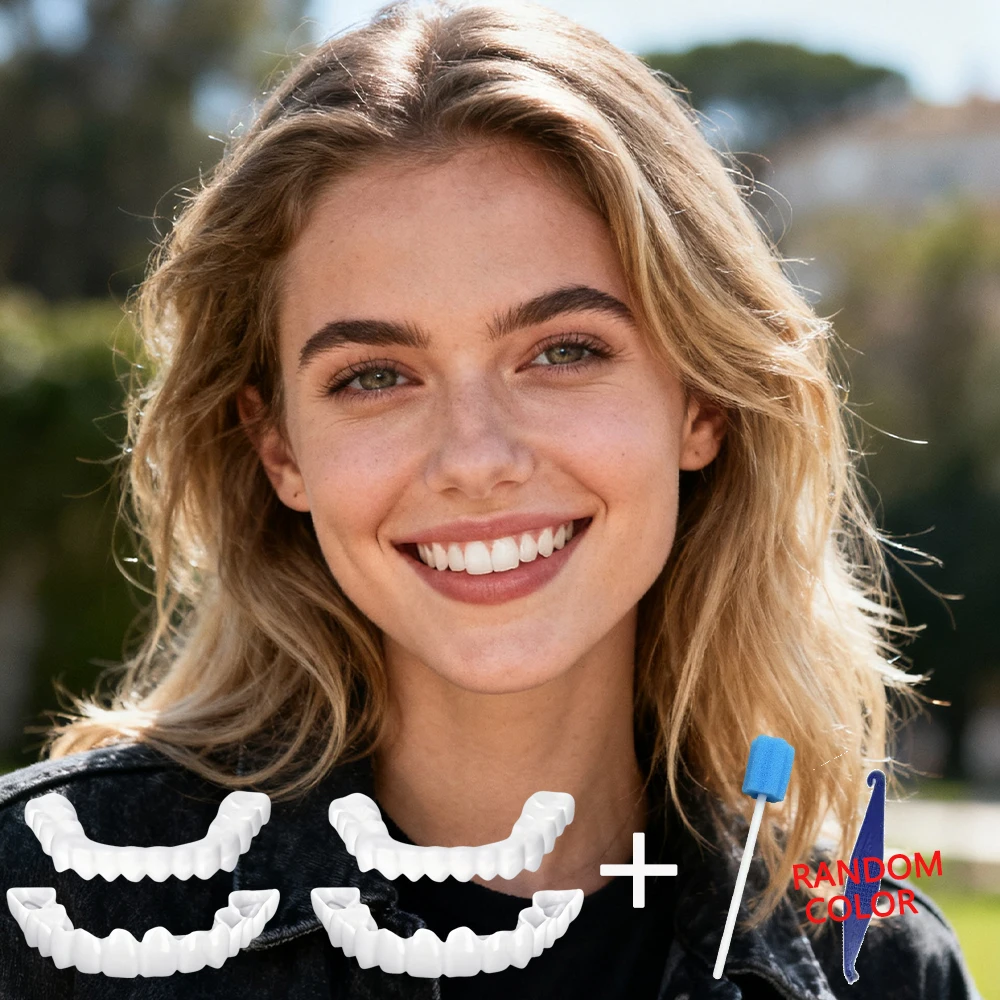 New All Day Cozy Wear Teeth Veneers Reusable Instant Smile Whitening Breathable Material No Stuffy Feeling H2931
New All Day Cozy Wear Teeth Veneers Reusable Instant Smile Whitening Breathable Material No Stuffy Feeling H2931