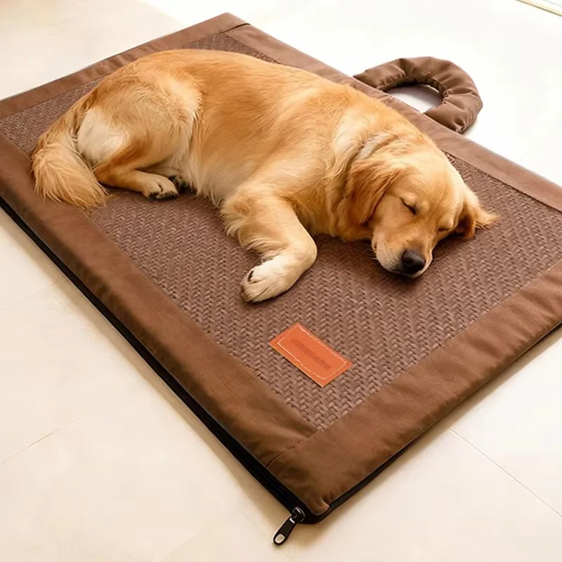 Summer Pet Bed for Small and Medium-Sized Dogs and Cats Eco-Friendly Pet Cooling Mat Rattan Weaving Rectangle Dog Sleeping Mat
Summer Pet Bed for Small and Medium-Sized Dogs and Cats Eco-Friendly Pet Cooling Mat Rattan Weaving Rectangle Dog Sleeping Mat