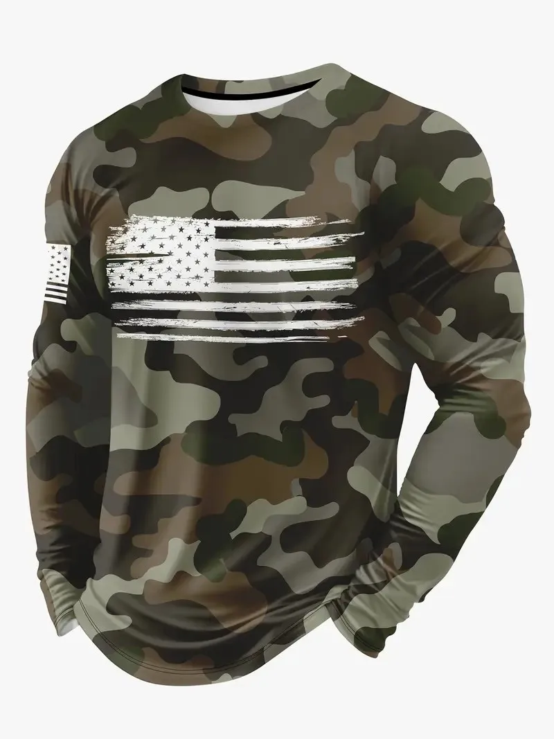 New men's long-sleeved casual and fashionable camouflage printed comfortable men's wear for Spring and Autumn 2025
New men's long-sleeved casual and fashionable camouflage printed comfortable men's wear for Spring and Autumn 2025