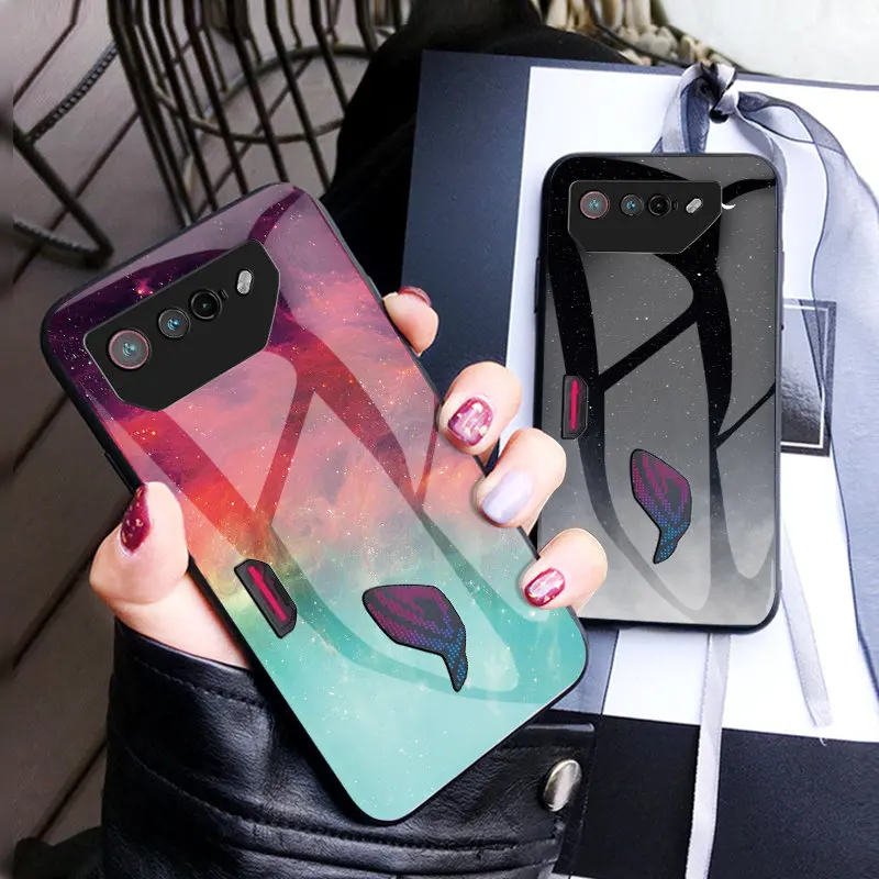 For Asus ROG Phone 7 Case Starry Grain Tempered Glass Back Cover Hard Case for Asus ROG Phone 7 Rog7 5G Glass Shell Protector
For Asus ROG Phone 7 Case Starry Grain Tempered Glass Back Cover Hard Case for Asus ROG Phone 7 Rog7 5G Glass Shell Protector