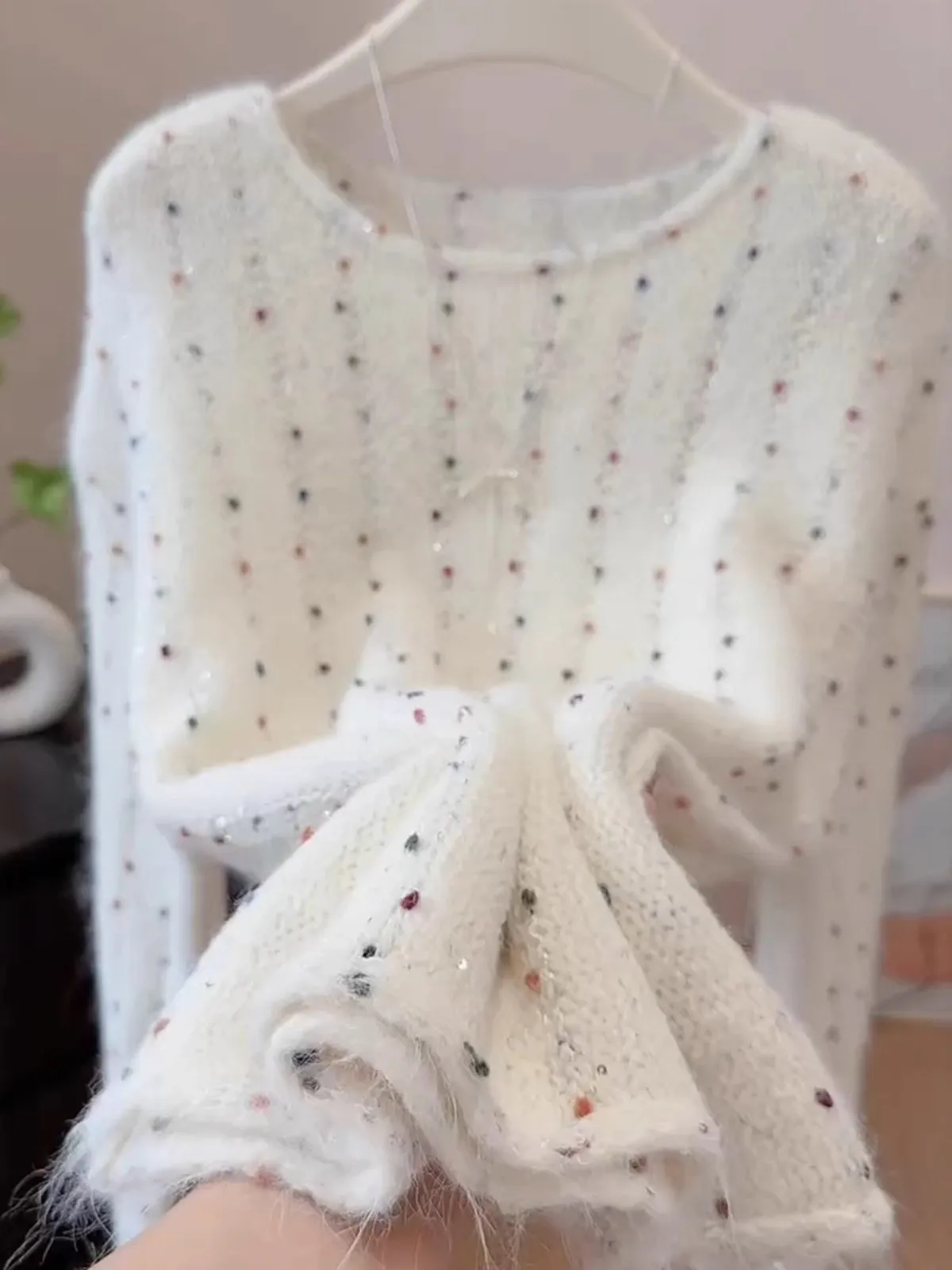 Soft Long Sve Knitted Sweater Women's Loose Fit Autumn Winter New Sle Ball Lazy Sle Camere Warm Thiened Top
Soft Long Sve Knitted Sweater Women's Loose Fit Autumn Winter New Sle Ball Lazy Sle Camere Warm Thiened Top