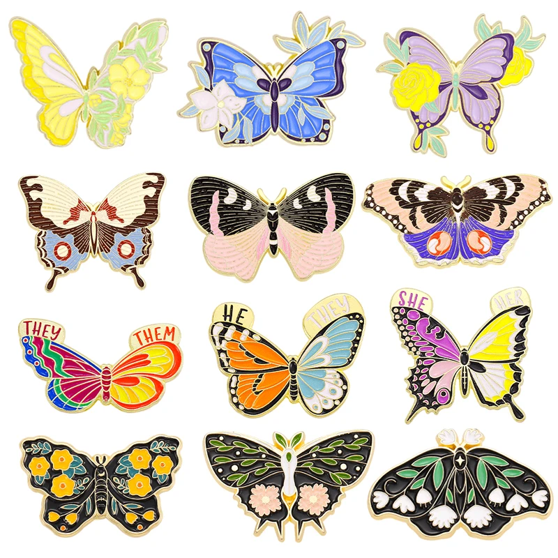 5pcs/set Butterfly Flower Enamel Pin Accessories Badge Lapel Pin for Clothes Backpack Woman Decorative Jewelry Brooch for Friend
5pcs/set Butterfly Flower Enamel Pin Accessories Badge Lapel Pin for Clothes Backpack Woman Decorative Jewelry Brooch for Friend