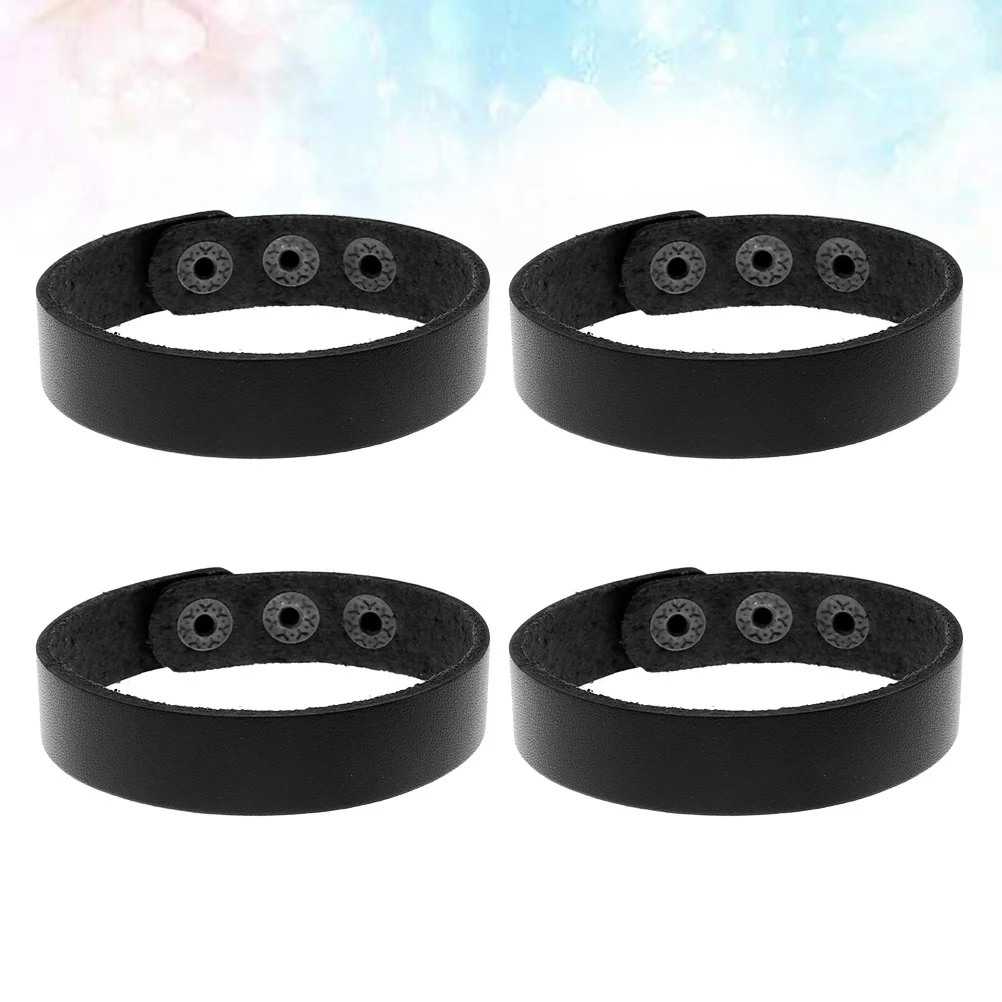 4pcs 1.6Cm Cowhide Bracelet Simple Unisex Wrist Chain For Daily Wear Party Prom Soft Comfortable Gift Jewelry For Lovers
4pcs 1.6Cm Cowhide Bracelet Simple Unisex Wrist Chain For Daily Wear Party Prom Soft Comfortable Gift Jewelry For Lovers