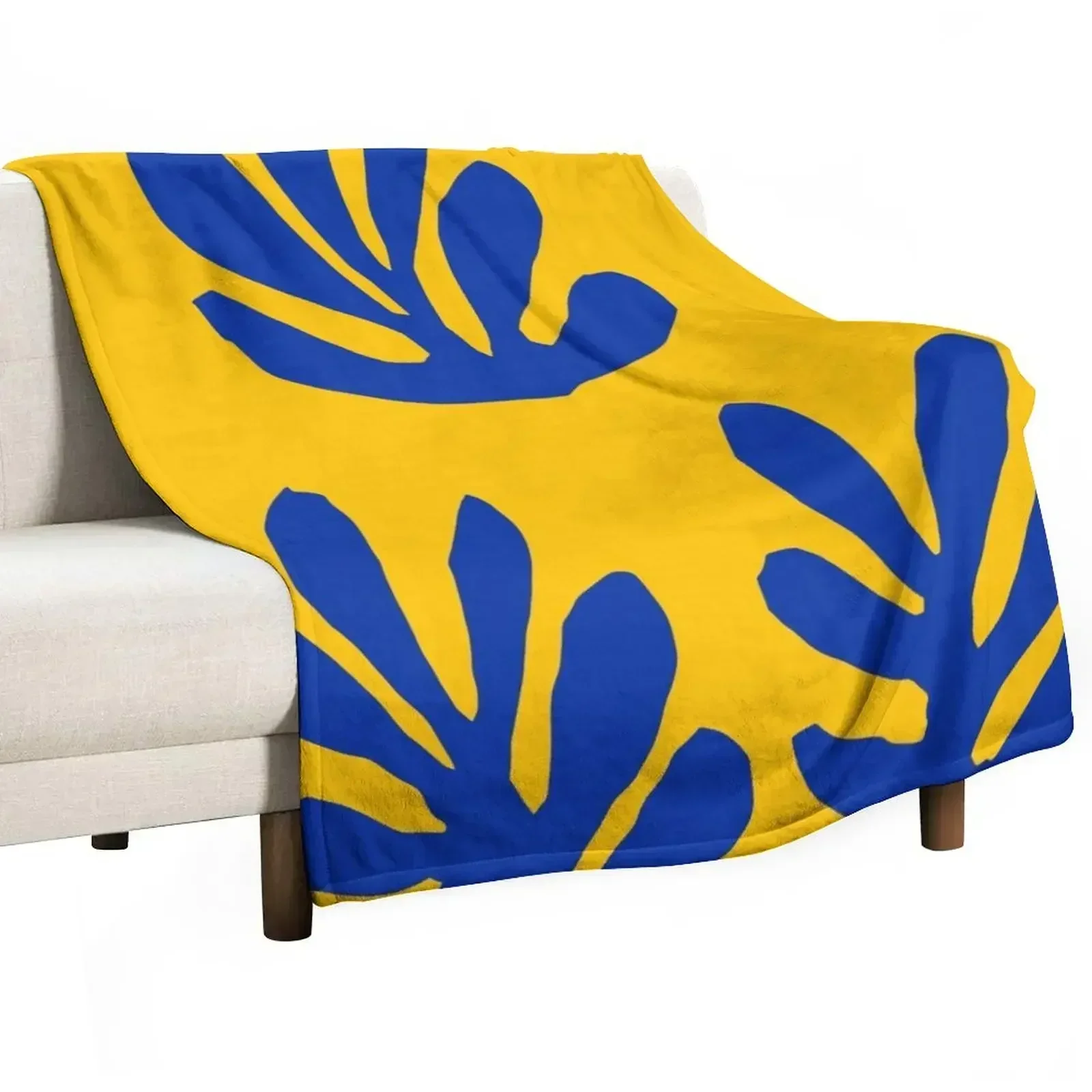 Matisse Leaves Yellow Blue Throw Blanket Luxurious Soft Blanket Holiday Gift for Family
Matisse Leaves Yellow Blue Throw Blanket Luxurious Soft Blanket Holiday Gift for Family