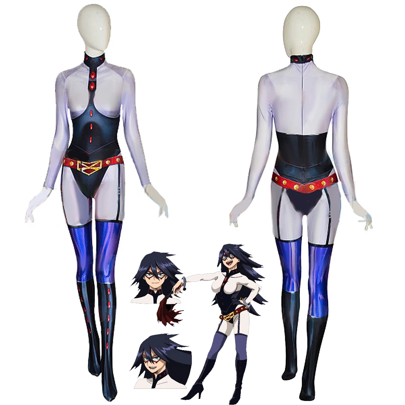 My Hero Academy Косплей Midnight Nemuri Kayama Боди Костюм супергероя Спандекс Disfraces Зентаи Одежда Костюм на Хэллоуин
My Hero Academy Косплей Midnight Nemuri Kayama Боди Костюм супергероя Спандекс Disfraces Зентаи Одежда Костюм на Хэллоуин