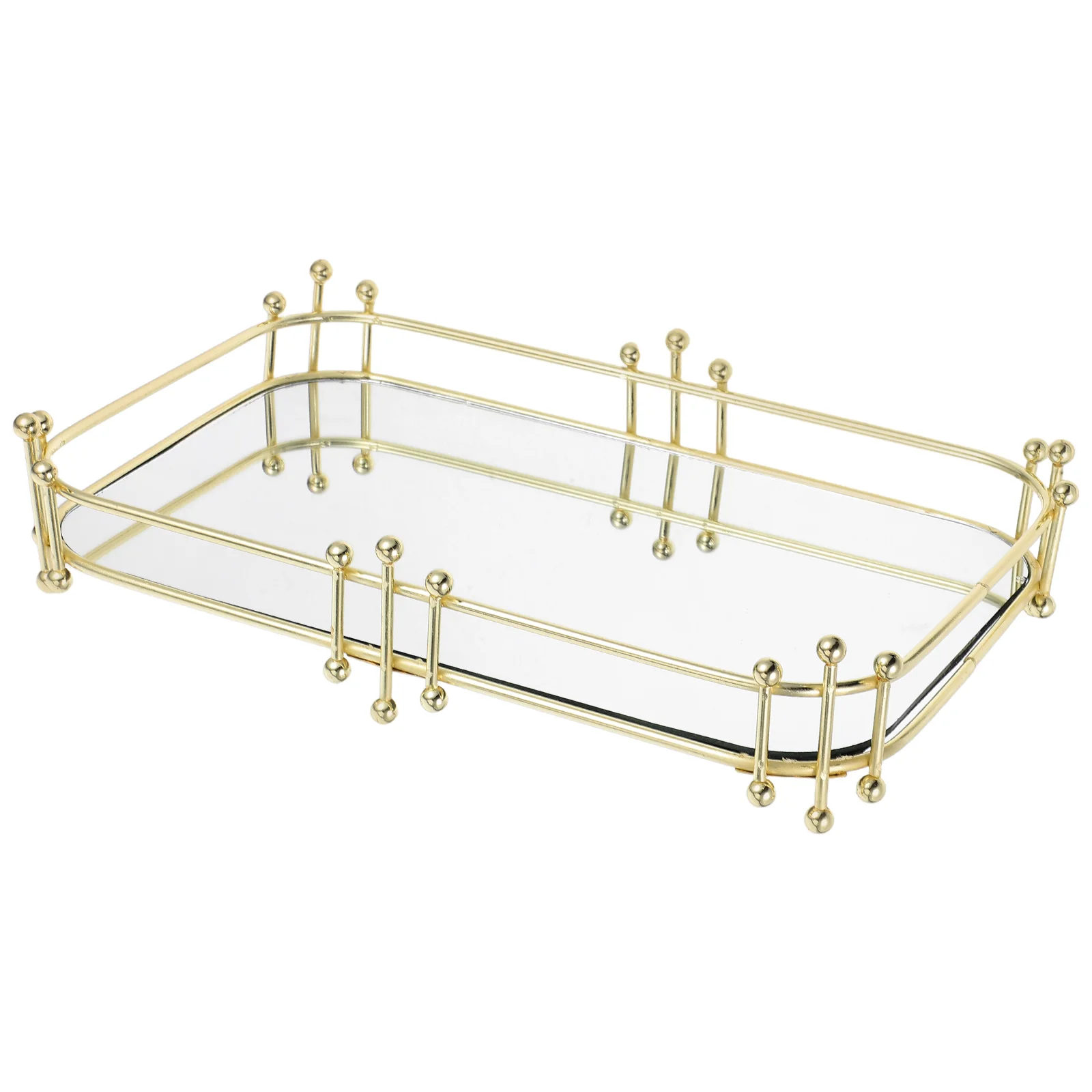Washing Table Storage Tray Perfume Vanity Bedroom Dresser Decorative Iron Makeup Organizer Large Capacity RV Home Use
Washing Table Storage Tray Perfume Vanity Bedroom Dresser Decorative Iron Makeup Organizer Large Capacity RV Home Use