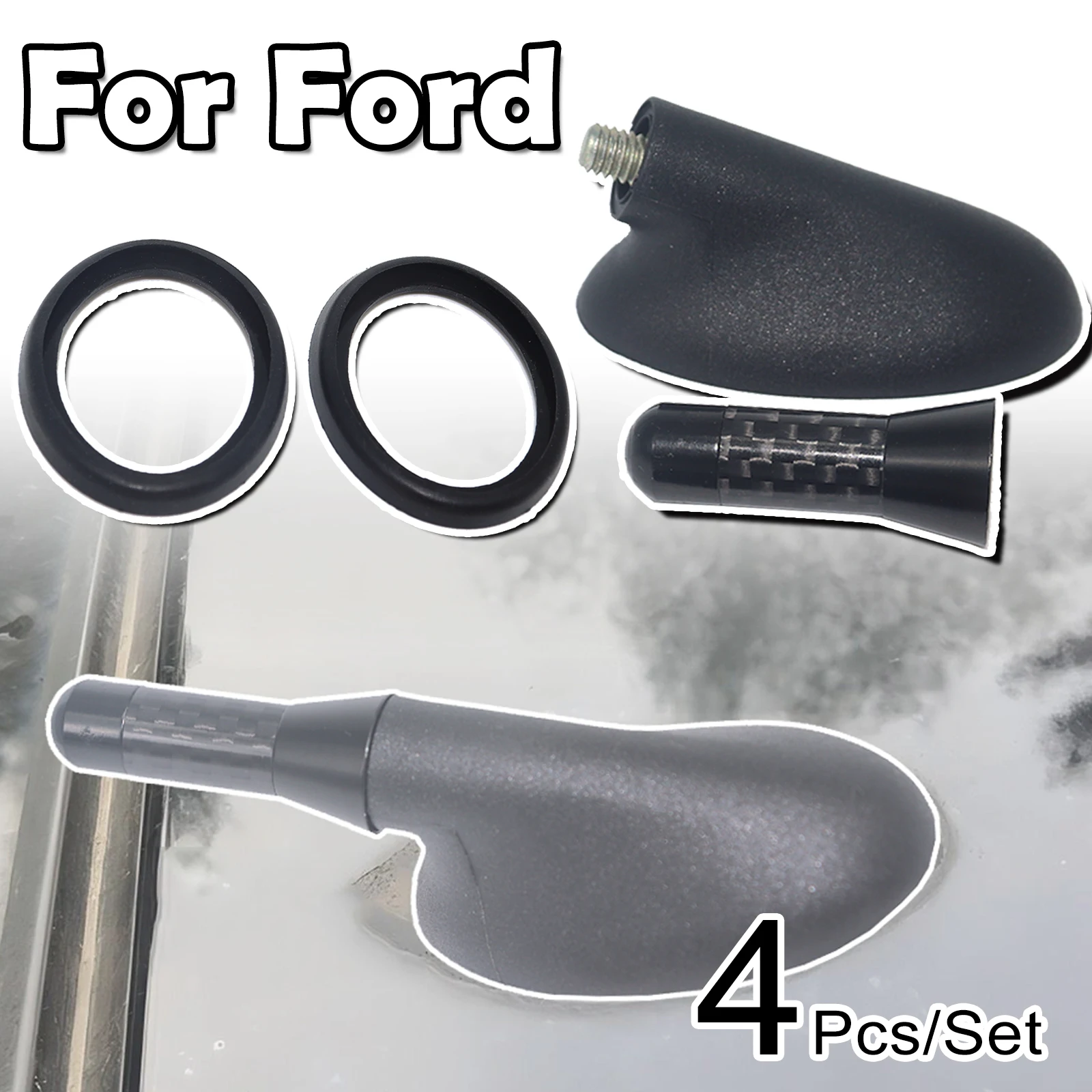3.6cm/1.42in Carbon Fiber For Ford AM/FM Antenna Bee Sting Aerial Mast Radio Roof Mount Short Rod Gaskets Base Seal Replacement
3.6cm/1.42in Carbon Fiber For Ford AM/FM Antenna Bee Sting Aerial Mast Radio Roof Mount Short Rod Gaskets Base Seal Replacement
