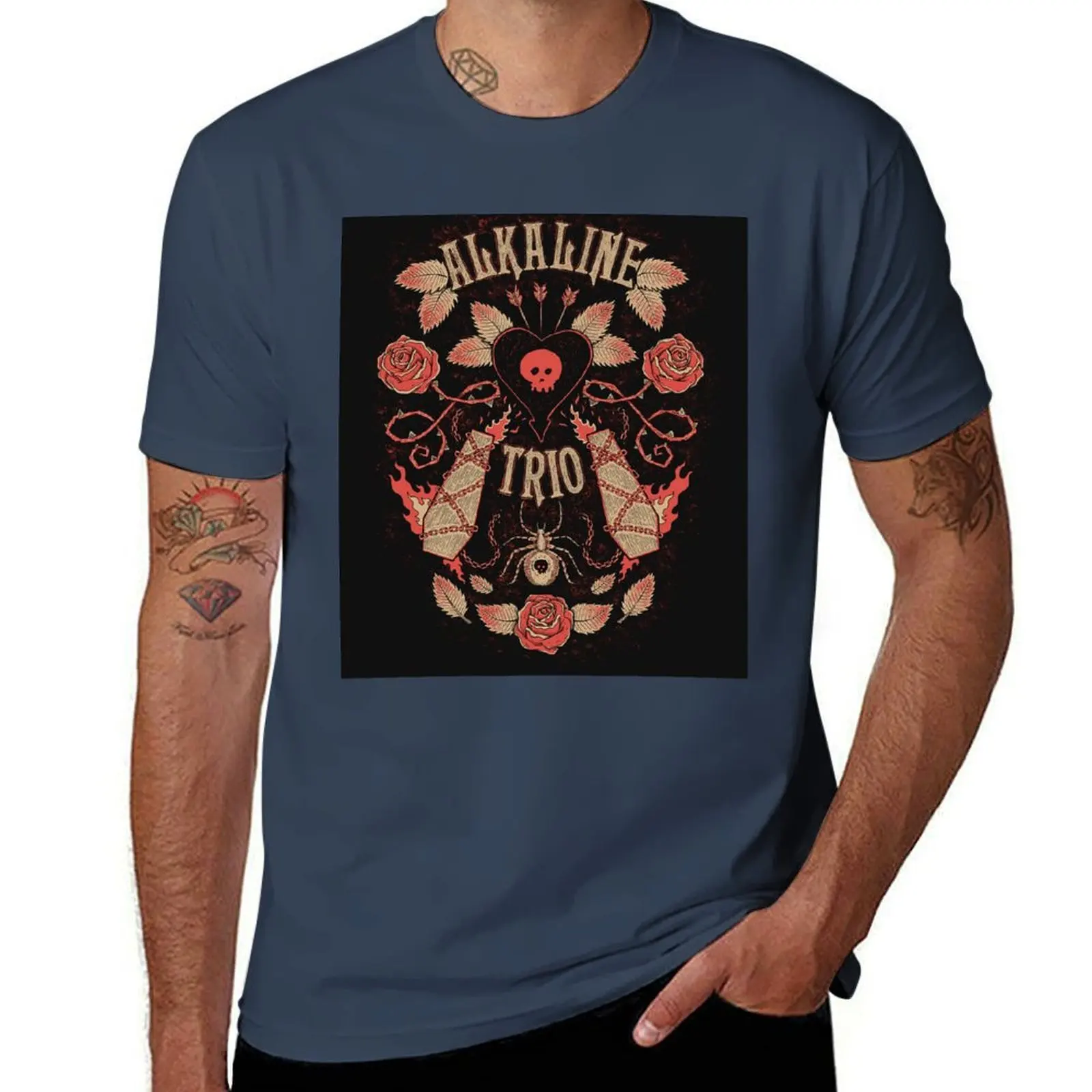 Alkaline trio T-Shirt Holiday Casual Short Sleeve Top
Alkaline trio T-Shirt Holiday Casual Short Sleeve Top