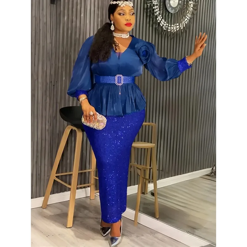 Plus Size African Party Long Dresses for Women 2025 New Dashiki Ankara Sequin Evening Gowns Turkey Outfits Robe Africa Clothing
Plus Size African Party Long Dresses for Women 2025 New Dashiki Ankara Sequin Evening Gowns Turkey Outfits Robe Africa Clothing