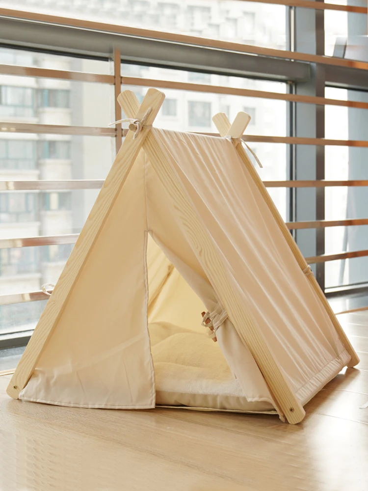Warm Wooden Dog Bed Tent Four Seasons Universal Detachable Waable Pet Nest Home Comfortable Couch for Small Pets under ...
Warm Wooden Dog Bed Tent Four Seasons Universal Detachable Waable Pet Nest Home Comfortable Couch for Small Pets under ...