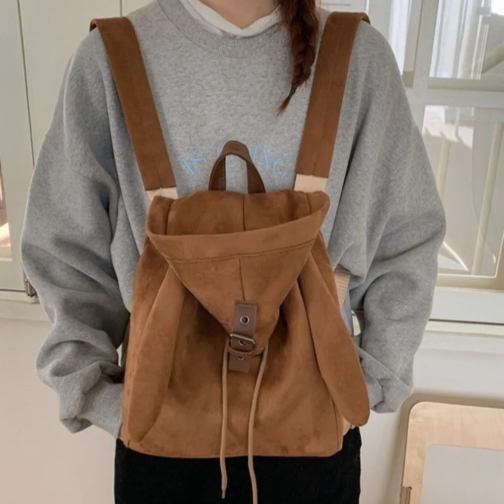 Funny Unique Hooded Ears Backpack Bunny Ear Retro Cute Drawstring Daypack Adorable Trendy Fashionable School Bag Daily
Funny Unique Hooded Ears Backpack Bunny Ear Retro Cute Drawstring Daypack Adorable Trendy Fashionable School Bag Daily