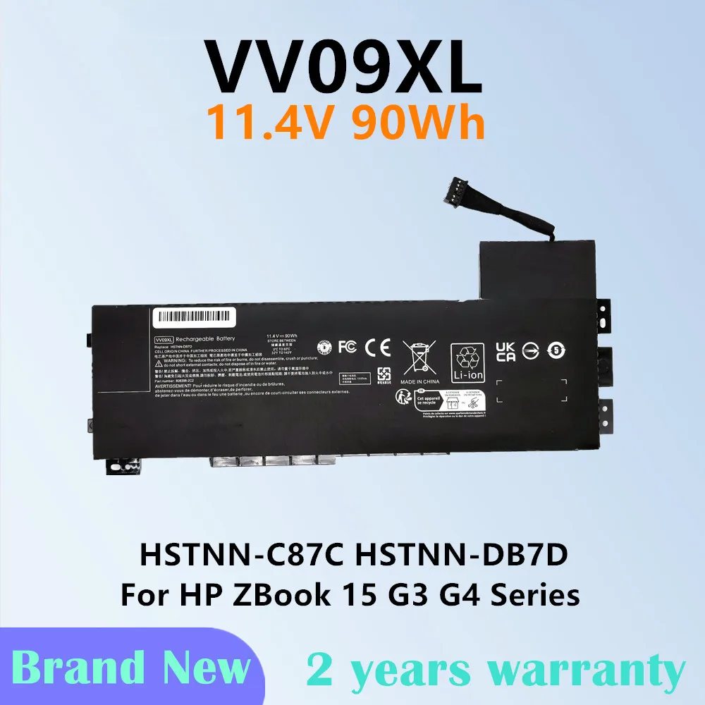 VV09XL Laptop Battery For HP ZBook 15 G3 G4 Series HSTNN-DB7D HSTNN-C87C
VV09XL Laptop Battery For HP ZBook 15 G3 G4 Series HSTNN-DB7D HSTNN-C87C