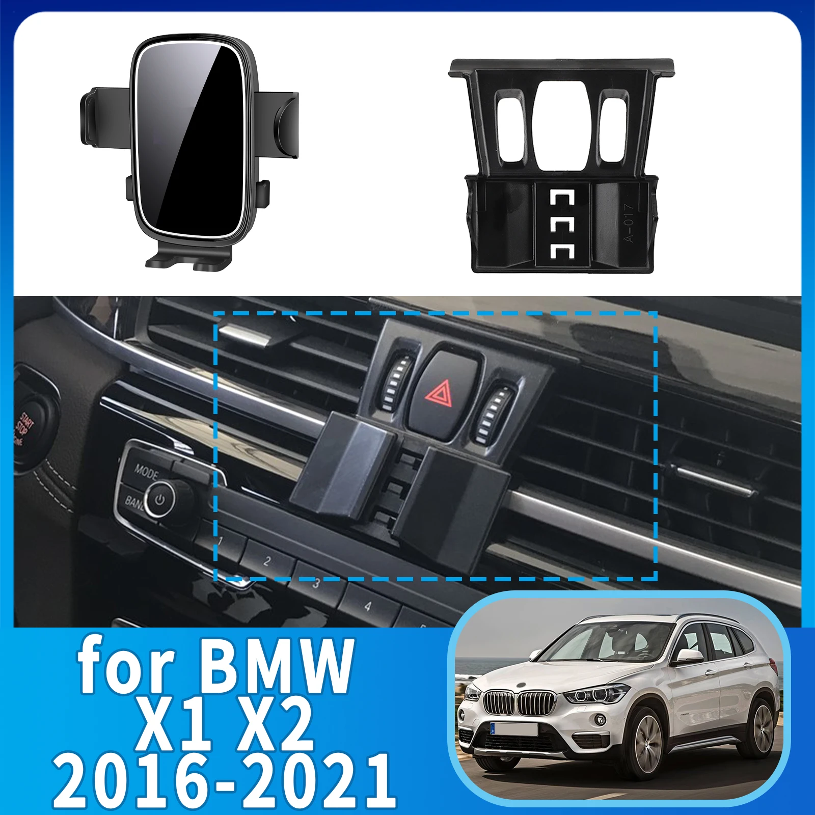 fit for BMW X1 X2 F48 F49 F39 2016-2021 Phone Holder, Dashboard Screen Mount Bracket Easy Installation Car accessoires
fit for BMW X1 X2 F48 F49 F39 2016-2021 Phone Holder, Dashboard Screen Mount Bracket Easy Installation Car accessoires