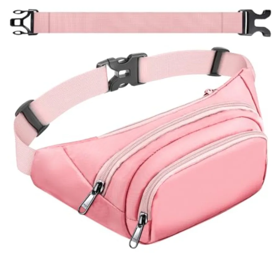 Large Fanny Pack for Women Men - Waist bag with 3-Zipper Pockets, Gifts for Enjoy Sports Traveling Workout Casual Hands-Free cr
Large Fanny Pack for Women Men - Waist bag with 3-Zipper Pockets, Gifts for Enjoy Sports Traveling Workout Casual Hands-Free cr