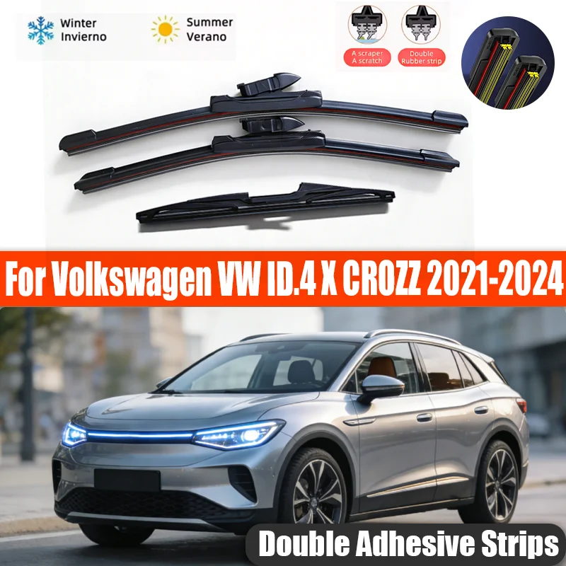 For Volkswagen VW ID.4 X CROZZ 2021-2024 2022 Wiper Front & Rear Wiper Blades Windshield Windscreen Window Brushes 28"+18"+12"
For Volkswagen VW ID.4 X CROZZ 2021-2024 2022 Wiper Front & Rear Wiper Blades Windshield Windscreen Window Brushes 28"+18"+12"