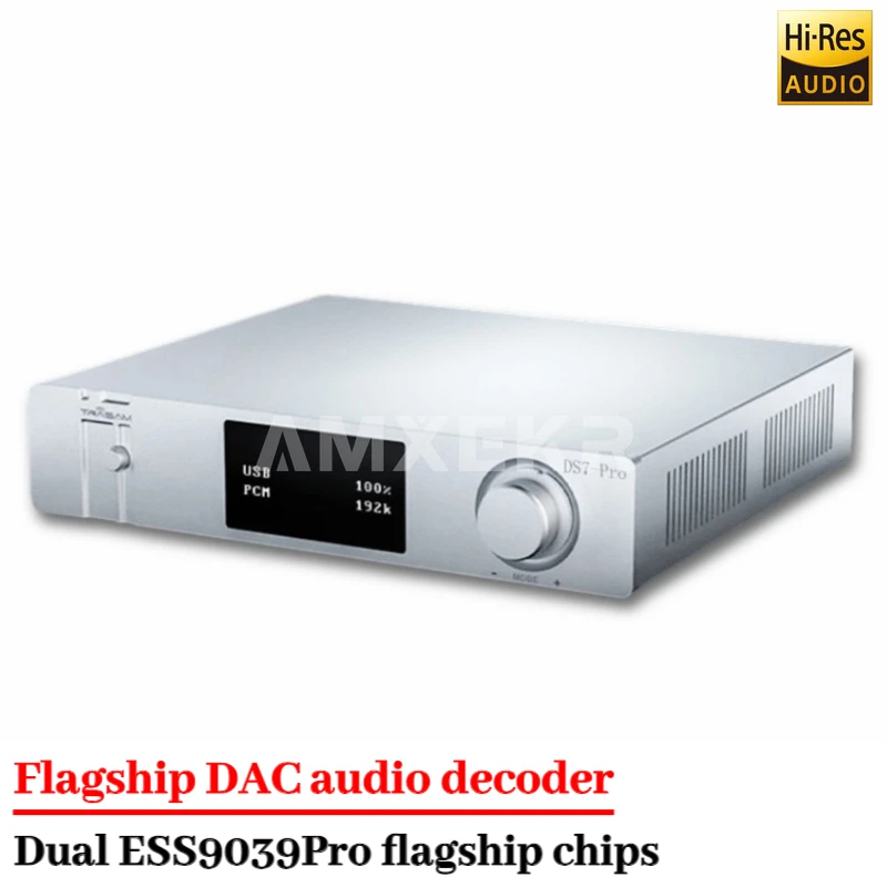 Trasam DS7-Pro Flagship Audio Decoder ESS9039Pro/Bluetooth/remote Control/femtosecond Crystal Oscillator, Balanced DAC Decoder
Trasam DS7-Pro Flagship Audio Decoder ESS9039Pro/Bluetooth/remote Control/femtosecond Crystal Oscillator, Balanced DAC Decoder