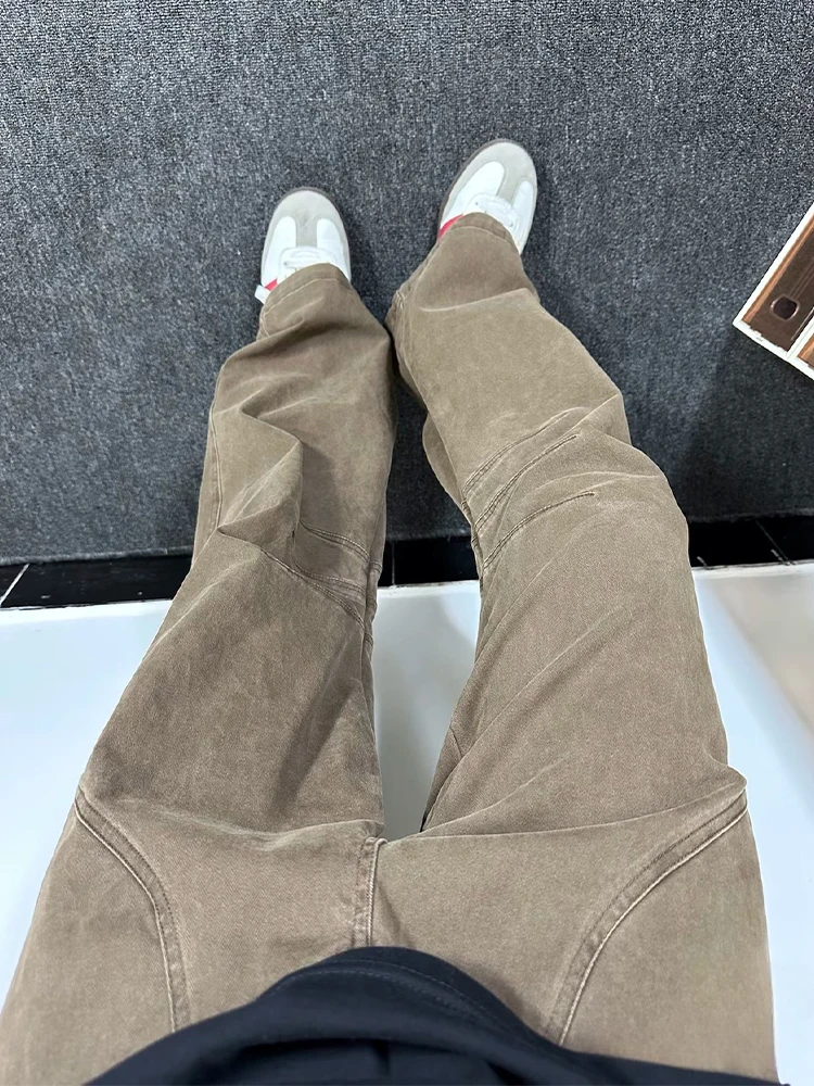 Light Brown American Retro Workwear Jeans Men's Autumn Winter Trendy High Waist Straight Leg Micro Flared Pants Casual Trousers
Light Brown American Retro Workwear Jeans Men's Autumn Winter Trendy High Waist Straight Leg Micro Flared Pants Casual Trousers