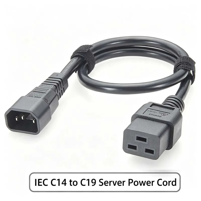 IEC C14 to C19 Server Power Cable: High-Power UPS, Cabinet, and Data Center Industrial-Grade Power Cable
IEC C14 to C19 Server Power Cable: High-Power UPS, Cabinet, and Data Center Industrial-Grade Power Cable