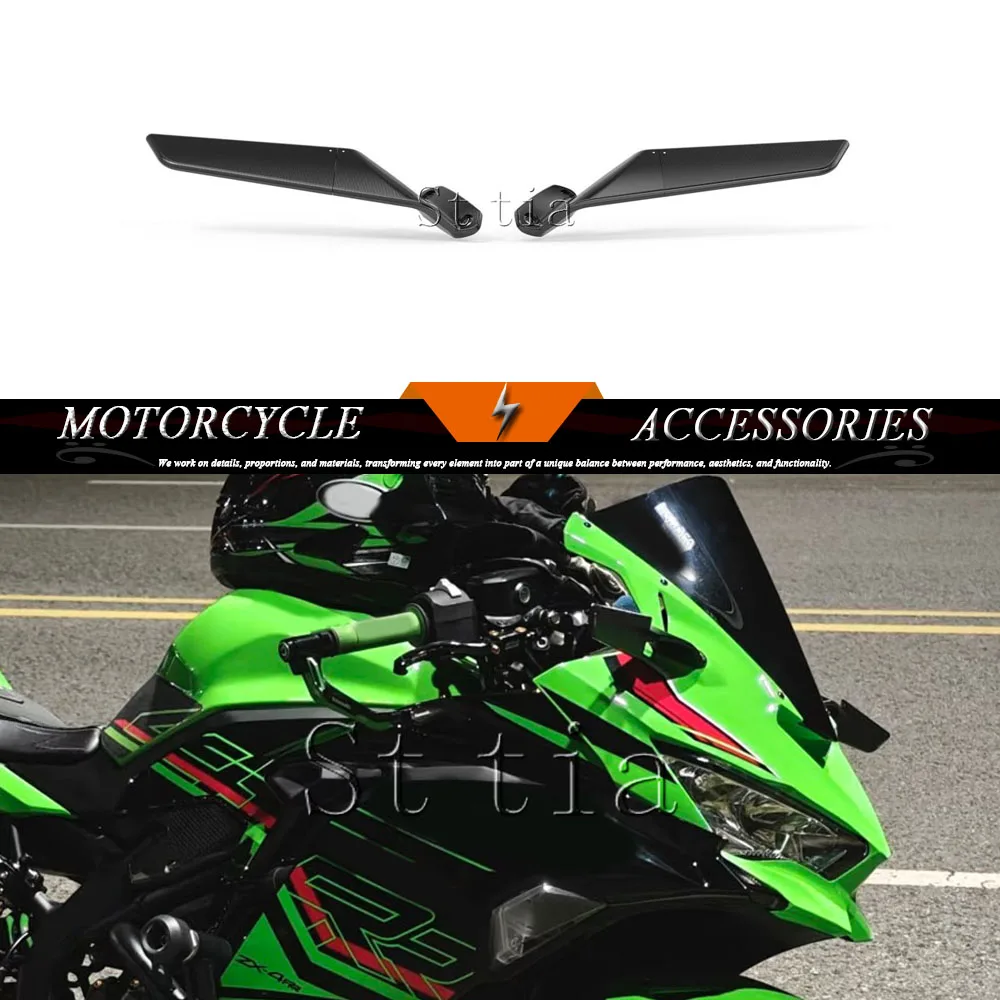 For Kawasaki Ninja ZX4R ZX4RR ZX-4R ZX-4RR New Motorcycle Rearview Mirrors Sport Winglet Mirrors CNC Adjustable Stealth Mirrors
For Kawasaki Ninja ZX4R ZX4RR ZX-4R ZX-4RR New Motorcycle Rearview Mirrors Sport Winglet Mirrors CNC Adjustable Stealth Mirrors
