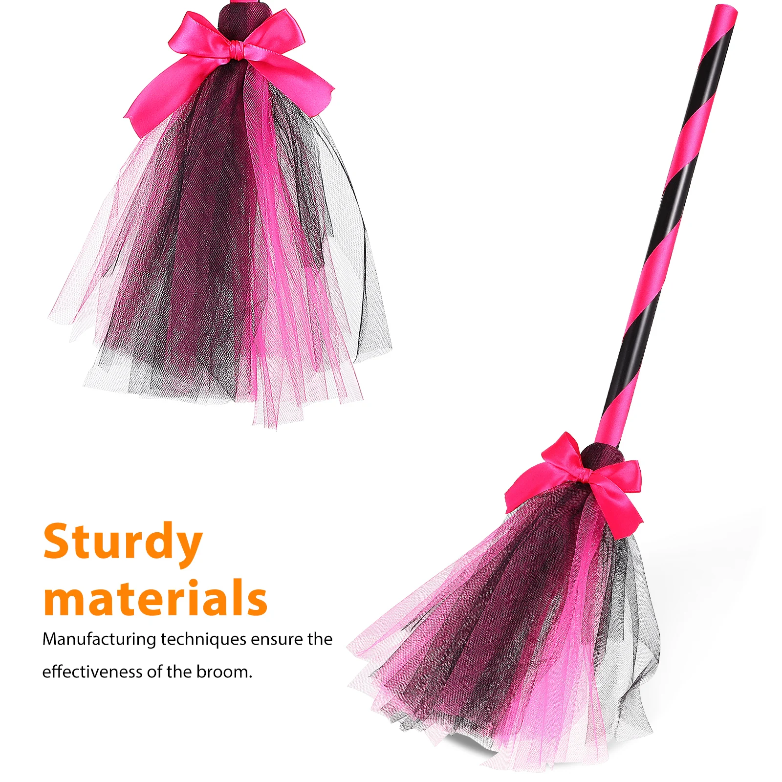 5Pcs Witch Broom Halloween Costume Accessories Lightweight Durable Halloween Cosplay Prop Broom Witch Broomstick
5Pcs Witch Broom Halloween Costume Accessories Lightweight Durable Halloween Cosplay Prop Broom Witch Broomstick