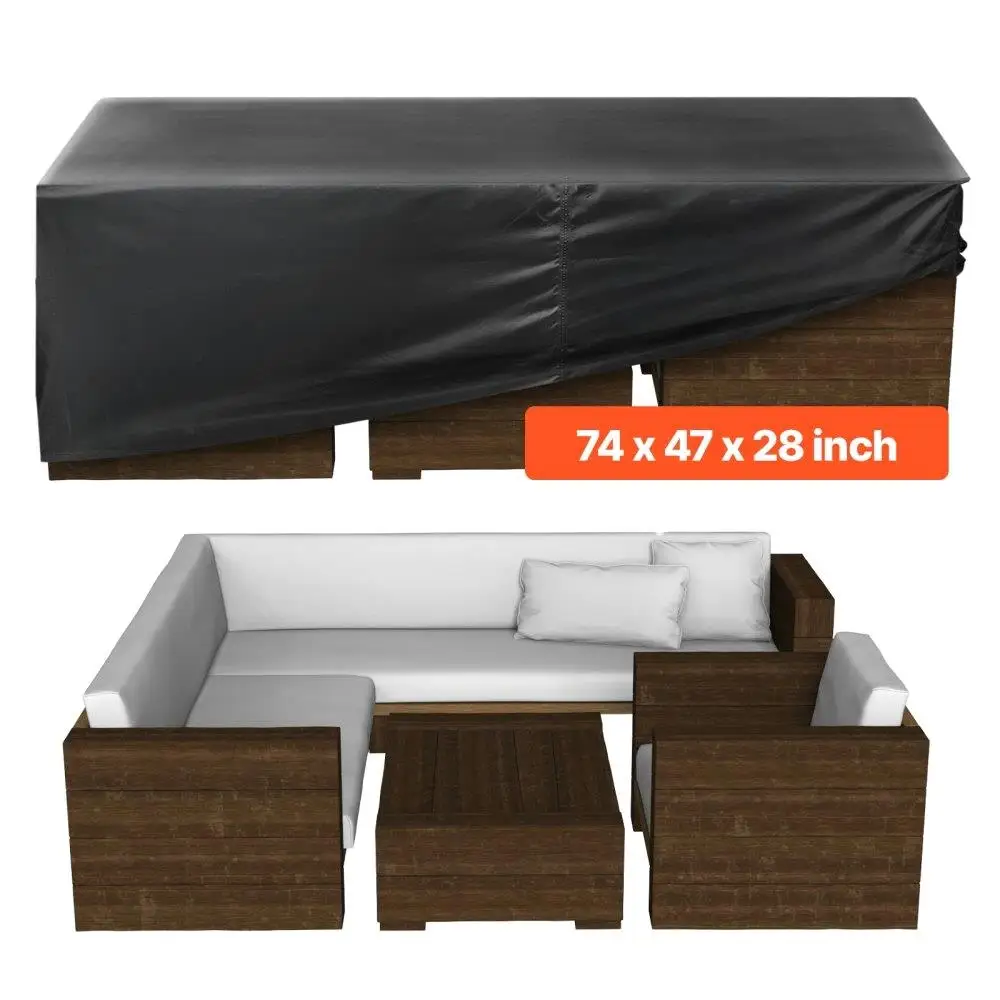 Waterproof Outdoor 420D Heavy Duty Table Chair Sofa Protector 74x47 Inch Durable Dustproof All Weather
Waterproof Outdoor 420D Heavy Duty Table Chair Sofa Protector 74x47 Inch Durable Dustproof All Weather