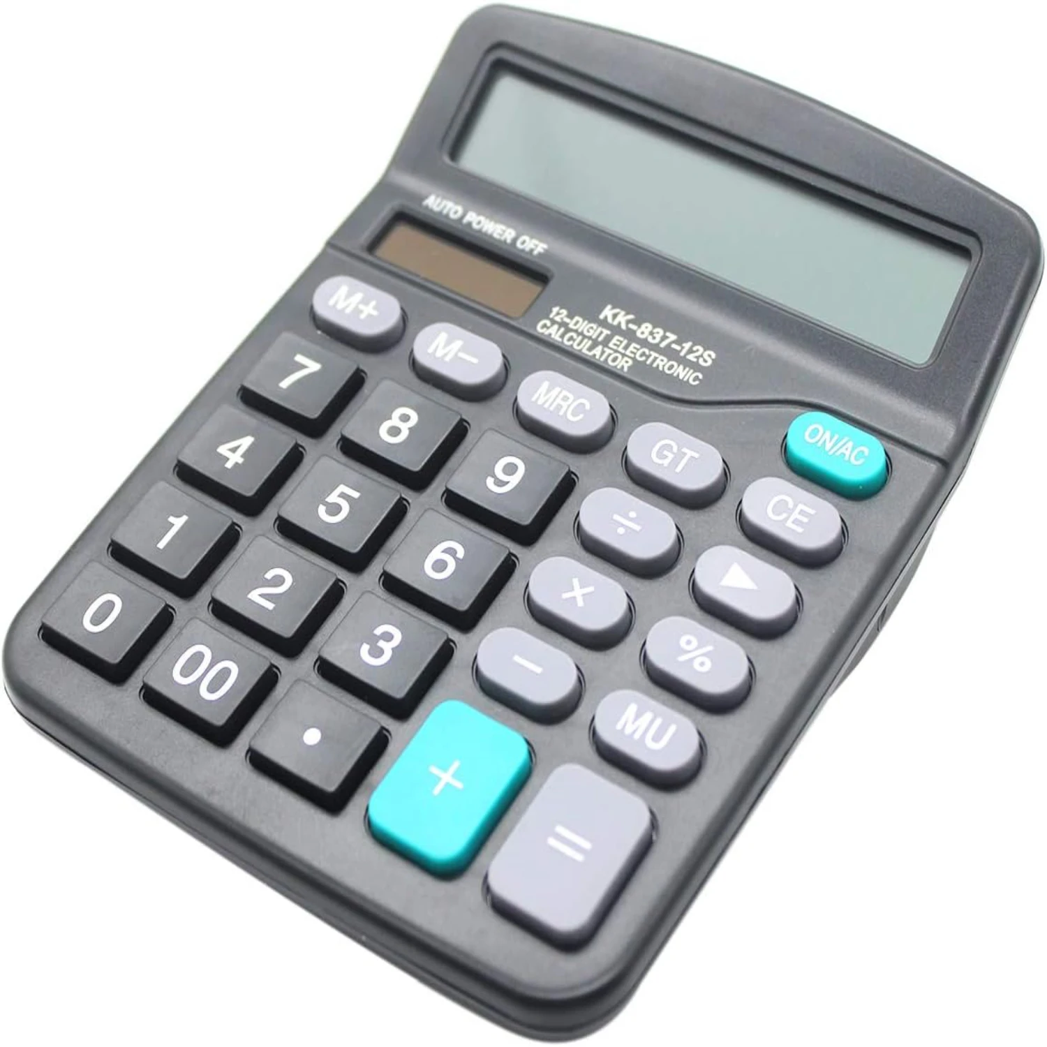 Desk Calculator, 12-Digit Solar Battery Office Calculator with Large LCD Display Big Sensitive Button, Dual Power Desktop Calcul
Desk Calculator, 12-Digit Solar Battery Office Calculator with Large LCD Display Big Sensitive Button, Dual Power Desktop Calcul