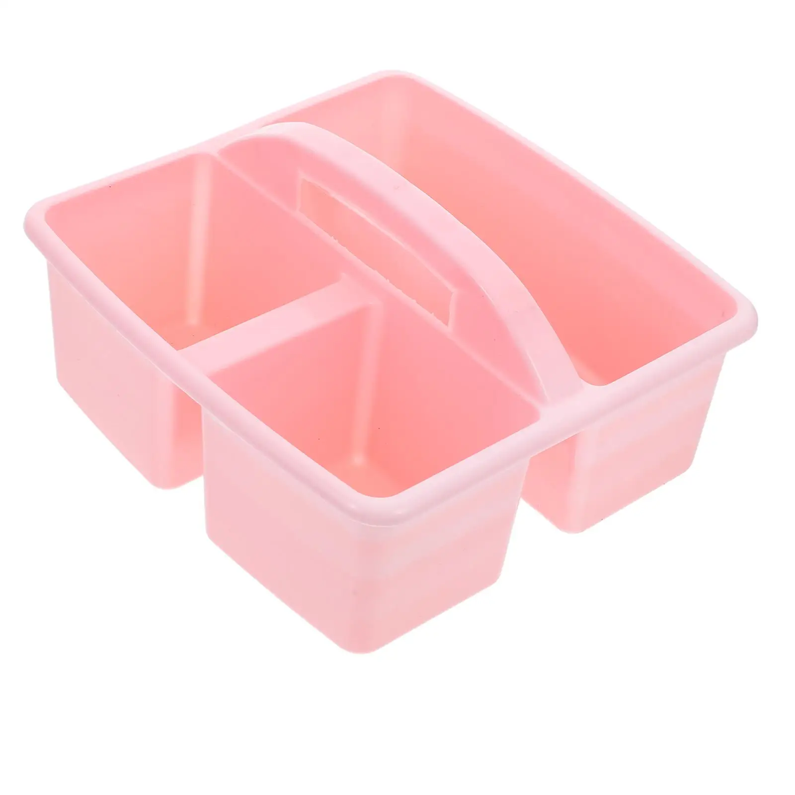 Portable 3-Compartment Storage Basket Handled Plastic Caddy Tool Pink School Supply Kids Craft Organizer Supplies
Portable 3-Compartment Storage Basket Handled Plastic Caddy Tool Pink School Supply Kids Craft Organizer Supplies