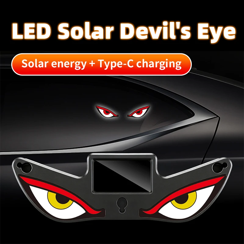 CF DEMON EYE Ambient Light Solar Powered Breathing Neon Light Car Decoration Rear Windshield Atmosphere Lights Car Accessories
CF DEMON EYE Ambient Light Solar Powered Breathing Neon Light Car Decoration Rear Windshield Atmosphere Lights Car Accessories