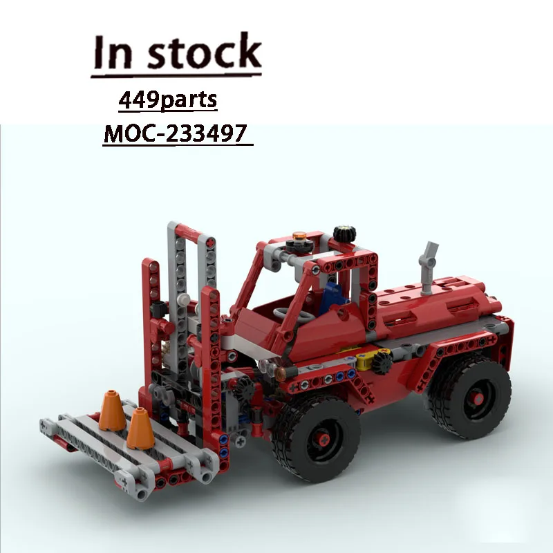 MOC-233497 Новая классическая модель сельскохозяйственного вилочного погрузчика из строительных блоков, 449 деталей, подарок для мальчиков на день рождения или Рождество
MOC-233497 Новая классическая модель сельскохозяйственного вилочного погрузчика из строительных блоков, 449 деталей, подарок для мальчиков на день рождения или Рождество