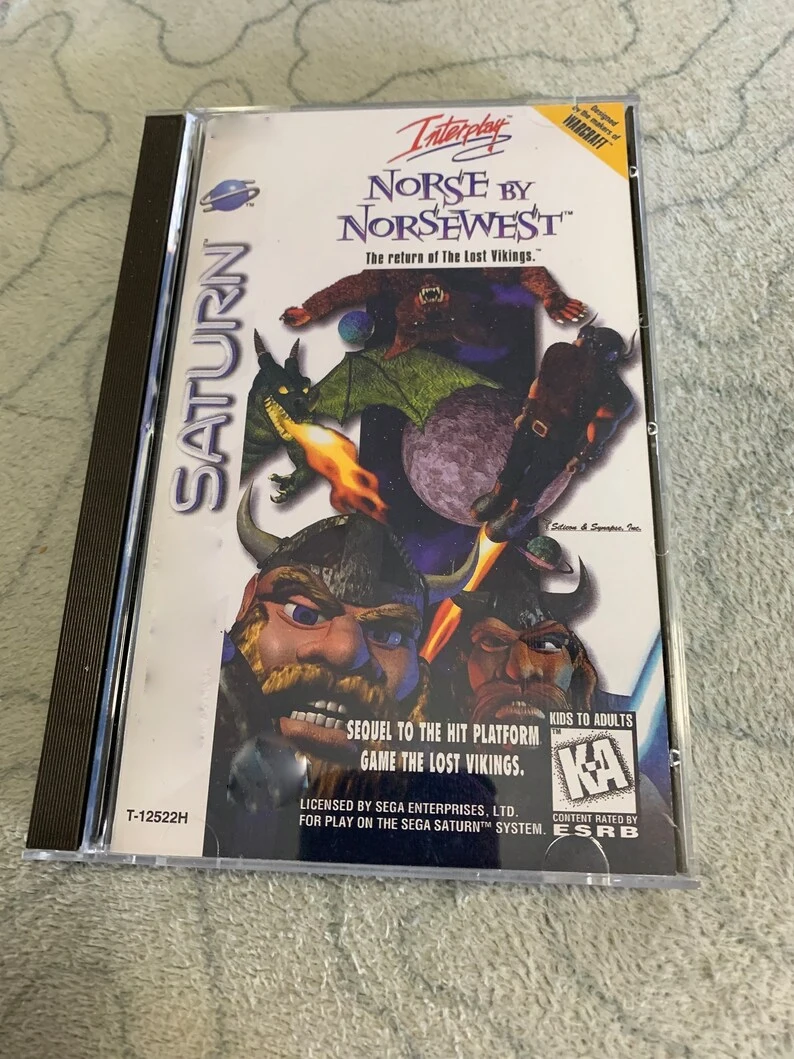 Saturn Copy Disc Game The return of the Lost Vikings With Manual Unlock SS Console Game Optical Drive Retro Video Direct Reading
Saturn Copy Disc Game The return of the Lost Vikings With Manual Unlock SS Console Game Optical Drive Retro Video Direct Reading