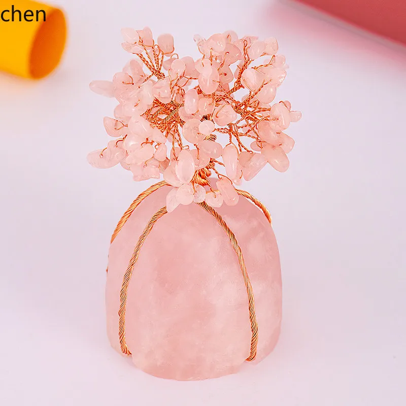 HYS natural pink crystal tree - attract love & romance, auspicious pink quartz, birthday gift, bedroom decor
HYS natural pink crystal tree - attract love & romance, auspicious pink quartz, birthday gift, bedroom decor