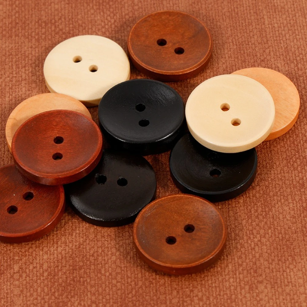 100PCS Wood Buttons 2-Hole Vintage Sewing Supplies, DIY Craft Accessories for Scrapbooking, Child Clothing, Cardigan Decoration
100PCS Wood Buttons 2-Hole Vintage Sewing Supplies, DIY Craft Accessories for Scrapbooking, Child Clothing, Cardigan Decoration