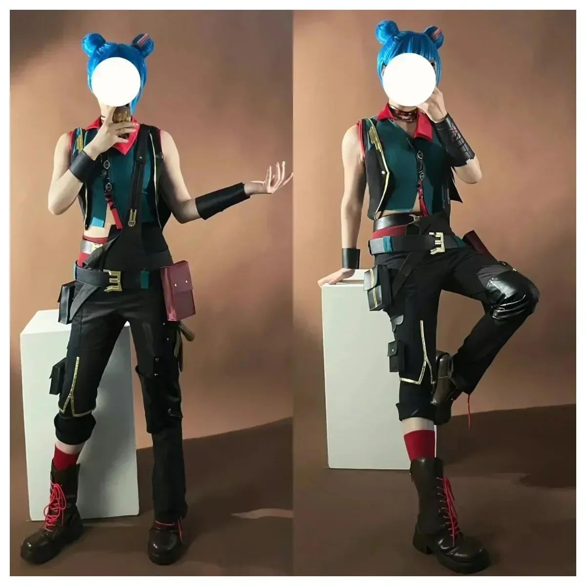 Jinx Powder Косплей Arcane 2:League of Legends Baobao Косплей Костюм Женский Игровой Жилет Брюки Наряд Хэллоуин Костюм Нестандартного Размера
Jinx Powder Косплей Arcane 2:League of Legends Baobao Косплей Костюм Женский Игровой Жилет Брюки Наряд Хэллоуин Костюм Нестандартного Размера