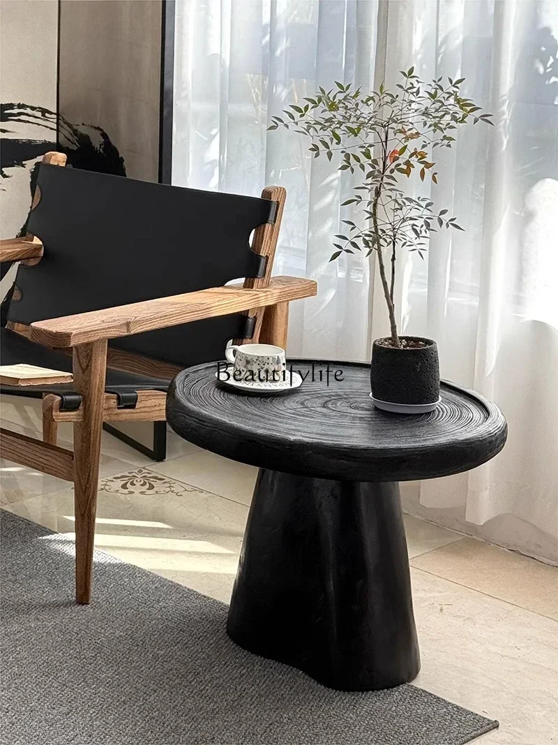 01Medieval style solid wood coffee table black wabi-sabi retro style living room library low table
01Medieval style solid wood coffee table black wabi-sabi retro style living room library low table