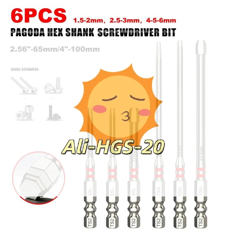 Pagoda Shaped Hexagonal Wrench Bit Set High Precision For Home DIY Repair Woodworking Industrial Use
Pagoda Shaped Hexagonal Wrench Bit Set High Precision For Home DIY Repair Woodworking Industrial Use