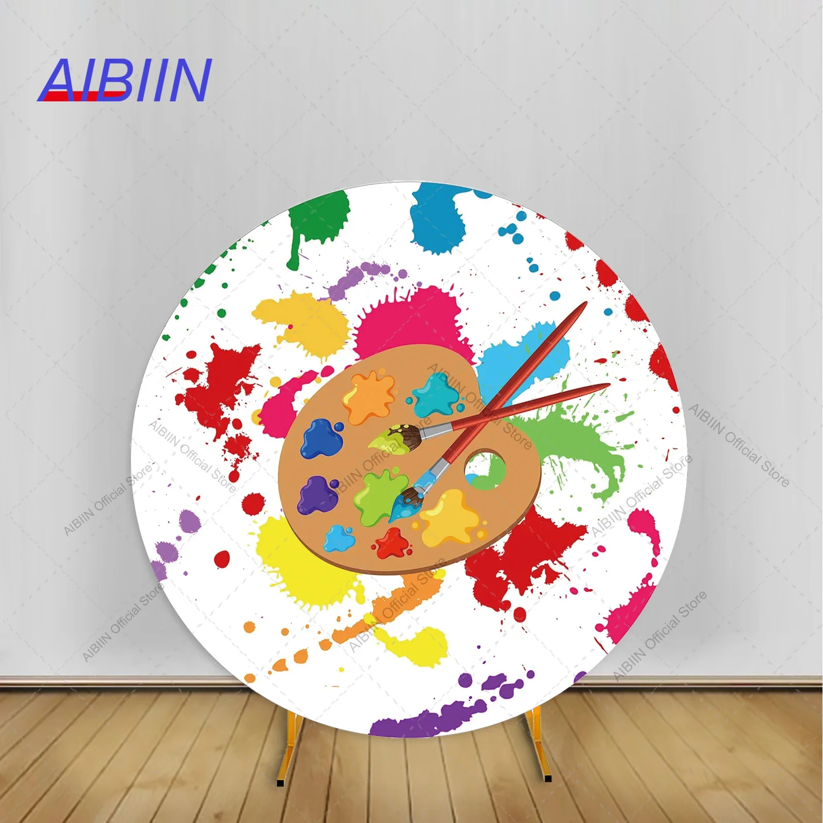 Art Color Painting Round Backdrop Cover Colorful Splatter Little Painter Birthday Party Decor Portrait Photozone Background
Art Color Painting Round Backdrop Cover Colorful Splatter Little Painter Birthday Party Decor Portrait Photozone Background