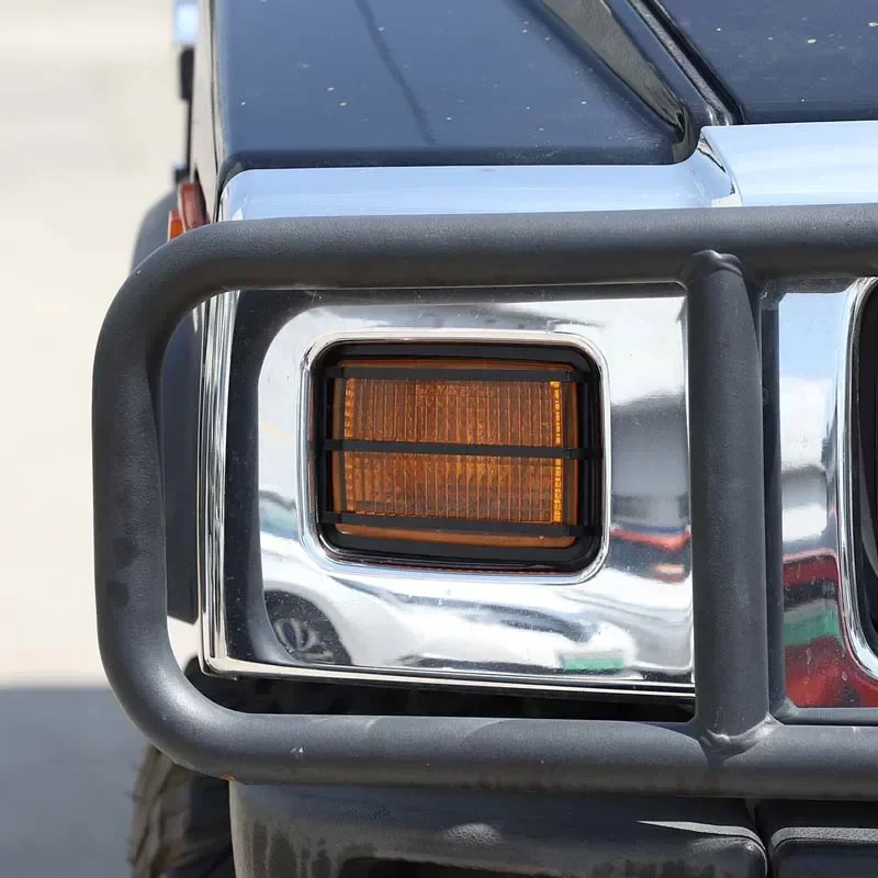 For 2003-2009 Hummer H2 Stainless Steel Black Car Styling Front Bumper Turn Signal Lampshade Sticker Car Decorative Accessories
For 2003-2009 Hummer H2 Stainless Steel Black Car Styling Front Bumper Turn Signal Lampshade Sticker Car Decorative Accessories