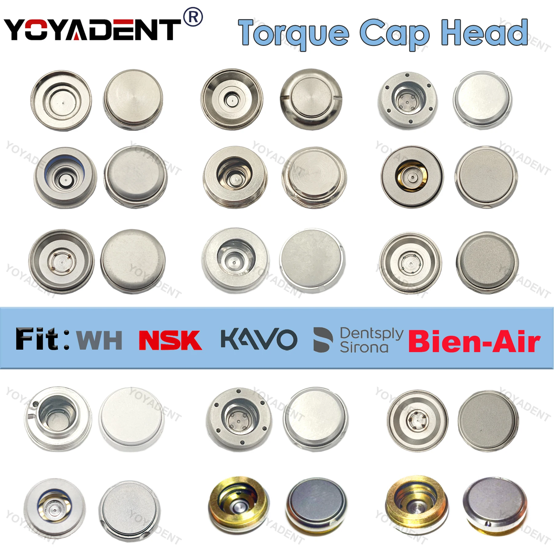 YOYADENT Dental Handpiece Torque Cap Head Cover Stainless Fit NSK KAVO Sirona Bien-Air Dental Materials
YOYADENT Dental Handpiece Torque Cap Head Cover Stainless Fit NSK KAVO Sirona Bien-Air Dental Materials