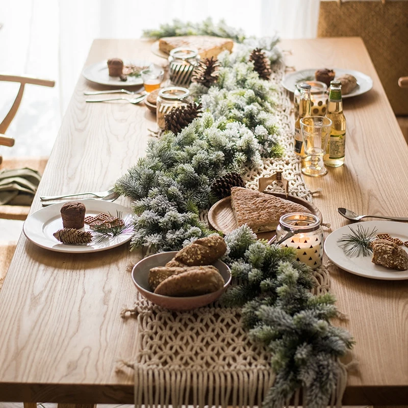Artificial Green Christmas Wreath Garden Decoration Party Decoration Tracery Pine Rattan Hanging Rattan Wedding Decoration
Artificial Green Christmas Wreath Garden Decoration Party Decoration Tracery Pine Rattan Hanging Rattan Wedding Decoration