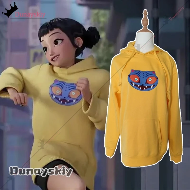 Zoey Huntrix Demon Anime KPOP Hunters Cosplay Costume Funny Cartoon Demon Tiger Yellow Hoodie Long Suit Halloween Disguise
Zoey Huntrix Demon Anime KPOP Hunters Cosplay Costume Funny Cartoon Demon Tiger Yellow Hoodie Long Suit Halloween Disguise