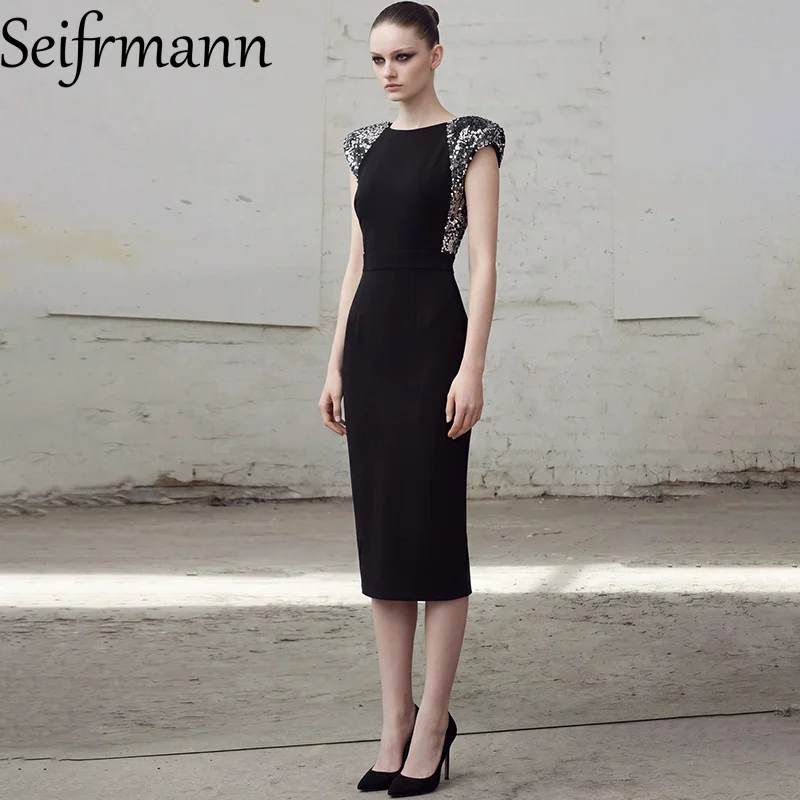 Seifrmann Splicing sequin dress round neck sleeveless waist bag hip dress 2026 summer fashionable women's clothing
Seifrmann Splicing sequin dress round neck sleeveless waist bag hip dress 2026 summer fashionable women's clothing