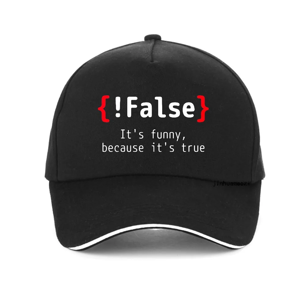 !False It's Funny Because It's True Programming Joking print baseball cap Funny Java The IT Crowd Geek Nerd unisex sport hat
!False It's Funny Because It's True Programming Joking print baseball cap Funny Java The IT Crowd Geek Nerd unisex sport hat