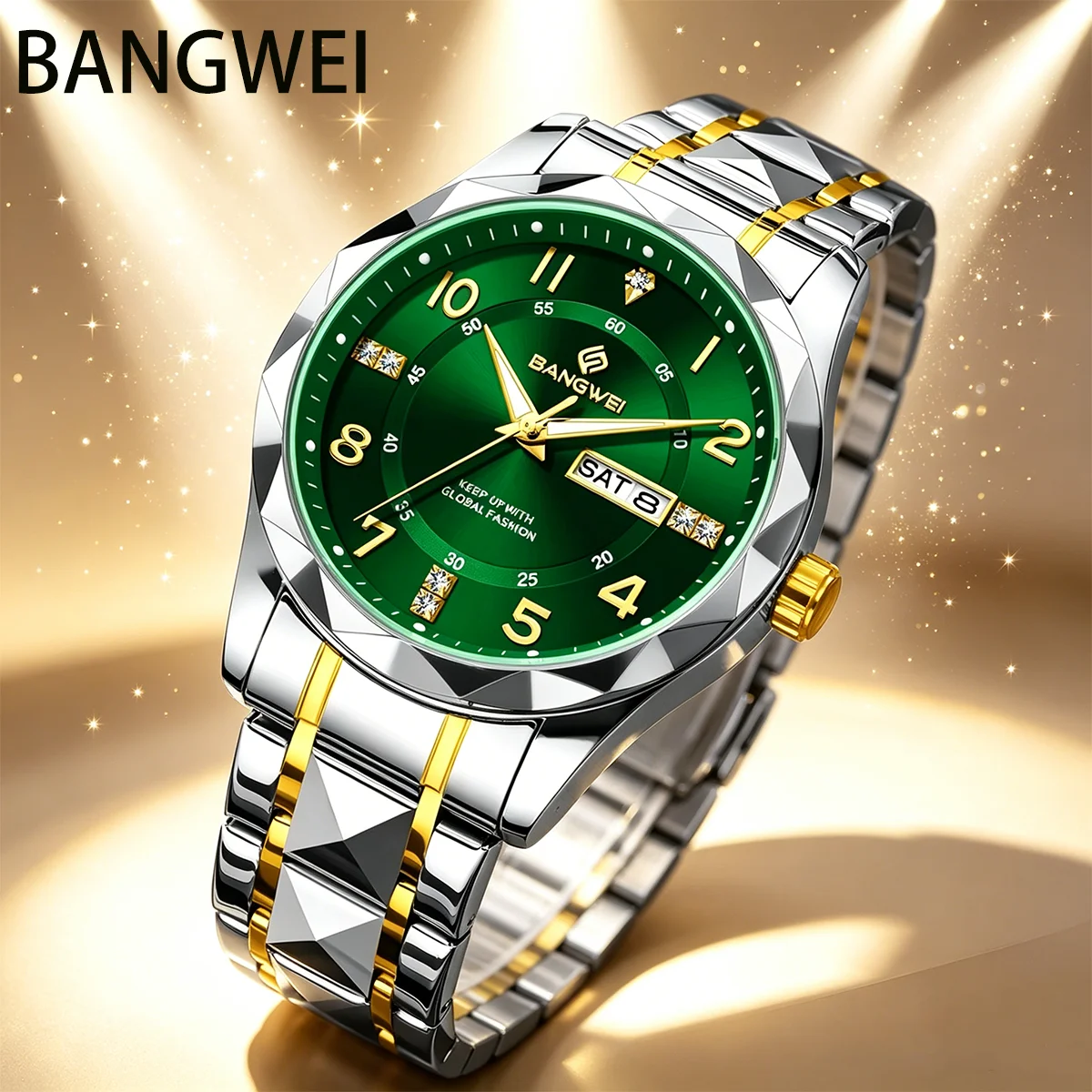 BANGWEI Hight Quality Men's Watches Top Brand Luxury Watch Men Waterproof Week Date Clock Sports Watch Men Quartz Wristwatch
BANGWEI Hight Quality Men's Watches Top Brand Luxury Watch Men Waterproof Week Date Clock Sports Watch Men Quartz Wristwatch