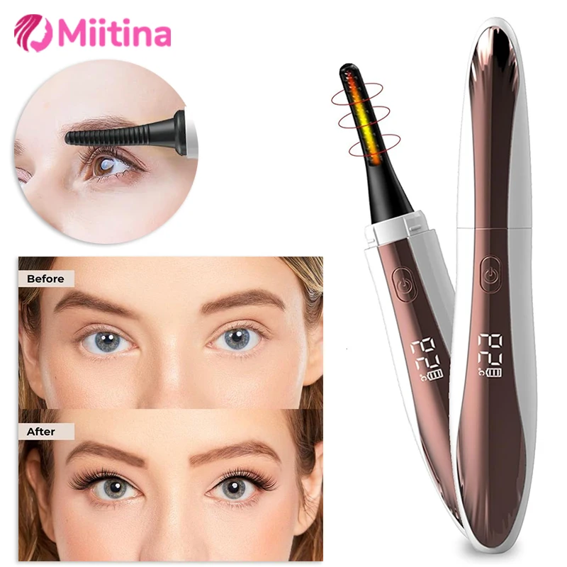 Electric Heated Eyelash Curler Rechargeable Makeup Eyelash Curler Curling Eyelashes Tool 24 Hours Long Lasting Eyelashes Curl
Electric Heated Eyelash Curler Rechargeable Makeup Eyelash Curler Curling Eyelashes Tool 24 Hours Long Lasting Eyelashes Curl