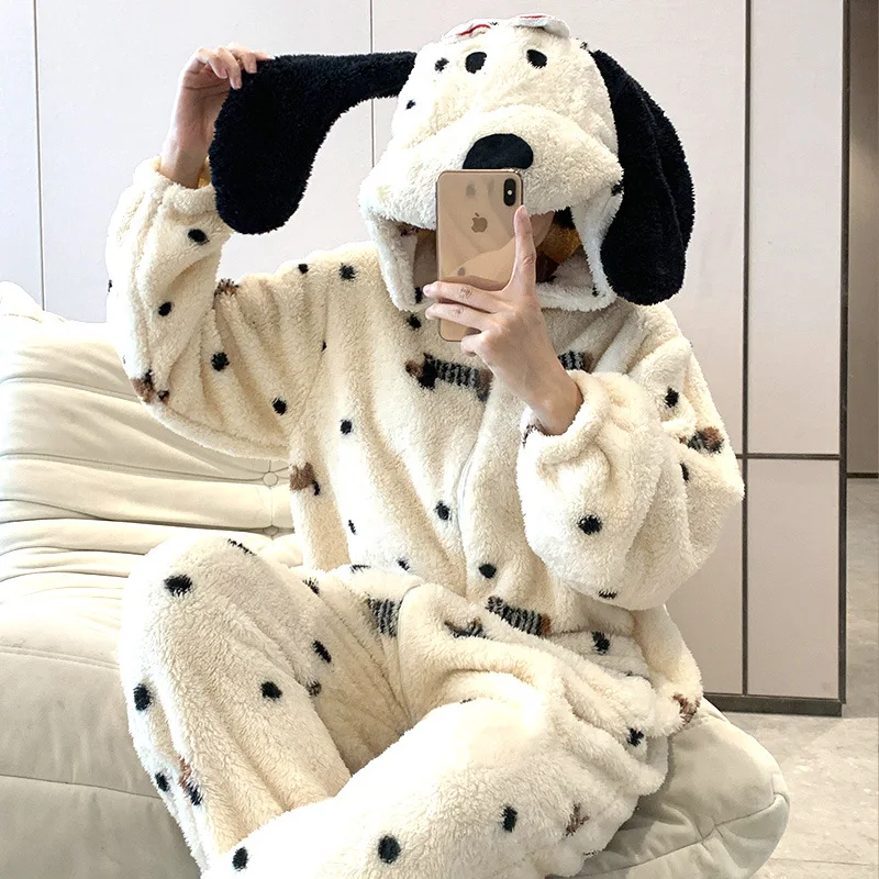 Сиамские пижамы для девочек с героями мультфильмов, осенне-зимний фланелевой халат, сохраняющая тепло, одежда для сна из кораллового флиса, ночная рубашка с милым щенком, домашняя одежда с капюшоном
Сиамские пижамы для девочек с героями мультфильмов, осенне-зимний фланелевой халат, сохраняющая тепло, одежда для сна из кораллового флиса, ночная рубашка с милым щенком, домашняя одежда с капюшоном