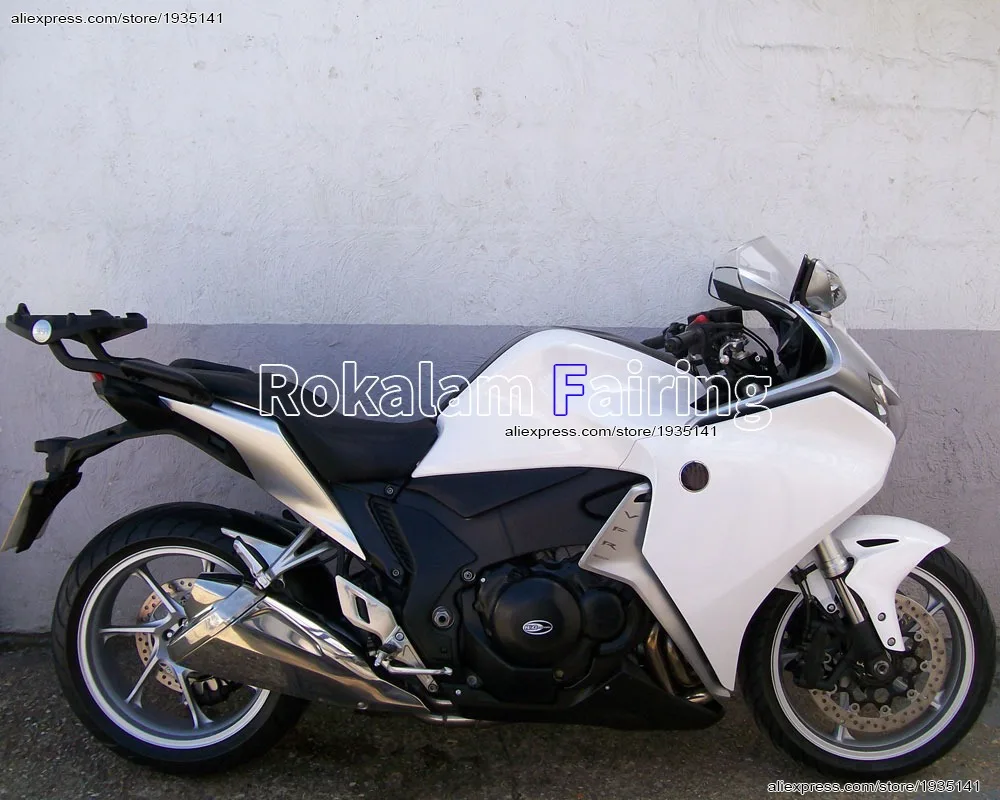 For Honda VFR1200 2010 2011 2012 2013 VFR 1200 10-13 White Black Bodyworks ABS Motorcycle Fairing (Injection molding)
For Honda VFR1200 2010 2011 2012 2013 VFR 1200 10-13 White Black Bodyworks ABS Motorcycle Fairing (Injection molding)