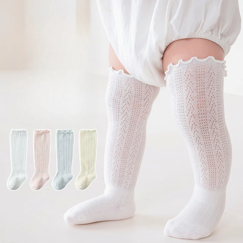 Summer Baby Girls Socks Toddler Long Sock Kids Knee High Soft Cotton Mesh Stocking Princess Style Hollow Out Lace Socks 0-3Y
Summer Baby Girls Socks Toddler Long Sock Kids Knee High Soft Cotton Mesh Stocking Princess Style Hollow Out Lace Socks 0-3Y